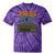 VHS Cassette Retro Analog Nostalgia Theme Tie-Dye T-Shirts Purple Tie-Dye