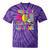 Vintage 80s Vibes Costume Nostalgia 1980s Fashion Cassette Tie-Dye T-Shirts Purple Tie-Dye