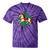 Vintage Carousel Horse Merry Go Round Nostalgia Art Premium Tie-Dye T-Shirts Purple Tie-Dye