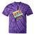 Vintage Pencil Rewind Cassette Tape Nostalgia Party 80s 90s Tie-Dye T-Shirts Purple Tie-Dye