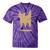 Yk2 Cat With Tomboy Tail 90s Nostalgia Downtown Indie Tie-Dye T-Shirts Purple Tie-Dye