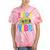 2000's Vibe Hip Hop Costume Early 2000s Party Nostalgia Tie-Dye T-Shirts Coral Tie-Dye