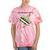 70s 80s 90s Retro Party Costume Nostalgia Cassette Tie-Dye T-Shirts Coral Tie-Dye