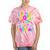 This Is My 70's Costume Nostalgia Mixtape Era 1970s Party Tie-Dye T-Shirts Coral Tie-Dye
