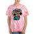 80s 90s Retro Party Costume Nostalgia Boombox Music Hip Hop Tie-Dye T-Shirts Coral Tie-Dye