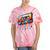 80s 90s Retro Party Costume Nostalgia Cassette Tie-Dye T-Shirts Coral Tie-Dye