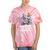 80's Cartoon Heroes Apparel For Retro Nostalgia Fans Tie-Dye T-Shirts Coral Tie-Dye