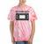 80s VHS Video Cassette Nostalgia Tie-Dye T-Shirts Coral Tie-Dye