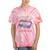90s Baby Tired Millennial Burnout Nostalgia Parenting Tie-Dye T-Shirts Coral Tie-Dye