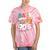 90's Nineties Nostalgia Costume Party Back To The 90s Tie-Dye T-Shirts Coral Tie-Dye