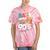 90's Nineties Nostalgia Costume Party Back To The 90s Tie-Dye T-Shirts Coral Tie-Dye