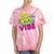 90's Vibe Retro Style Cassette Tape Nostalgia 1990s Party Premium Tri-Blend Tie-Dye T-Shirts Coral Tie-Dye