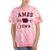 Ames Iowa Est 1864 Nostalgia Tie-Dye T-Shirts Coral Tie-Dye