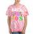 Back To The 70's Mixtape Era Nostalgia Retro 1970 70's Style Tie-Dye T-Shirts Coral Tie-Dye