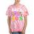 Back To The 80's Mixtape Era Nostalgia Retro 1980 80's Style Tie-Dye T-Shirts Coral Tie-Dye
