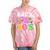 Back To The 90's Mixtape Era Nostalgia Retro 1990 90's Style Premium Tri-Blend Tie-Dye T-Shirts Coral Tie-Dye