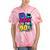 Back To The 90s Nostalgia Cassette Game Console Boombox Tie-Dye T-Shirts Coral Tie-Dye