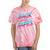 Back To Tapes Retro Cassette Mixtape 80s Nostalgia Tie-Dye T-Shirts Coral Tie-Dye