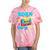 Born In The 80's But 90's Made Me Nostalgia Cassette Tape Tie-Dye T-Shirts Coral Tie-Dye