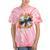 Buffering Glitched CD On Fire 2000s Nostalgia Tie-Dye T-Shirts Coral Tie-Dye
