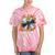 Buffering Glitched CD On Fire 2000s Nostalgia Tie-Dye T-Shirts Coral Tie-Dye