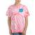 Bytes Of Memories Digital Nostalgia Concept Line Tie-Dye T-Shirts Coral Tie-Dye