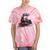 Classic Steam Train Enthusiasts Nostalgia For Train Lovers Tie-Dye T-Shirts Coral Tie-Dye