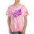 Cowabunga Retro 80s 90s Nostalgia Slang Neon Grunge Art Tie-Dye T-Shirts Coral Tie-Dye