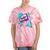 Dabbing Cassette Tape 70s 80s 80s Outfit Nostalgia Tie-Dye T-Shirts Coral Tie-Dye