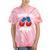 Discipline Arsenal Pinoy Nostalgia Filipino Tsinelas Premium Tri-Blend Tie-Dye T-Shirts Coral Tie-Dye