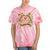 Elder Emo Club Skeleton Hands Heart Nostalgia Premium Tri-Blend Tie-Dye T-Shirts Coral Tie-Dye