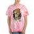 Elder Emo Skeleton Beanie Nostalgia Scene Aesthetic Tie-Dye T-Shirts Coral Tie-Dye