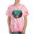 Fish Bowl Frutiger Aero Y2K Retro Vibes Tie-Dye T-Shirts Coral Tie-Dye