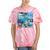 Frutiger Aero Retro Vibes Tie-Dye T-Shirts Coral Tie-Dye Frutiger Aero Retro Vibes Tie-Dye T-Shirts Coral Tie-Dye