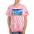 Frutiger Aero Y2k 2000s Tie-Dye T-Shirts Coral Tie-Dye