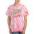 This Girl Just Wants To Be Left Alone Retro Nostalgia Tie-Dye T-Shirts Coral Tie-Dye