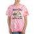 Holiday Scene Nostalgia North Pole Tree Farm Merry Christmas Tie-Dye T-Shirts Coral Tie-Dye