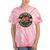 Hotrod Custom Car Automotive Nostalgia Distressed Tie-Dye T-Shirts Coral Tie-Dye