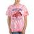 Hotrod Rebel Automotive Nostalgia Old Car Distressed Premium Tri-Blend Tie-Dye T-Shirts Coral Tie-Dye
