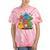 Kidcore Aesthetic Retro Vibes Colorful Cartoon Nostalgia Tie-Dye T-Shirts Coral Tie-Dye