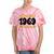 Limited 1969 Edition Retro Nostalgia Art Tie-Dye T-Shirts Coral Tie-Dye
