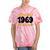 Limited 1969 Edition Retro Nostalgia Art Tie-Dye T-Shirts Coral Tie-Dye