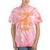 Los Angeles Hotrods Automotive Nostalgia Distressed Premium Tri-Blend Tie-Dye T-Shirts Coral Tie-Dye