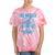 Los Angeles Hotrods Automotive Nostalgia Premium Tri-Blend Tie-Dye T-Shirts Coral Tie-Dye