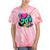 I Love The 70s Retro Cassette Roller Vinyl Disco Nostalgia Premium Tri-Blend Tie-Dye T-Shirts Coral Tie-Dye