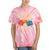 Lunch Boxes With Stickers Lunch Box Nostalgia Retro Tie-Dye T-Shirts Coral Tie-Dye