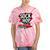 Nostalgia 1950s Sock Hop Dance Tie-Dye T-Shirts Coral Tie-Dye Nostalgia 1950s Sock Hop Dance Tie-Dye T-Shirts Coral Tie-Dye
