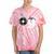 Old School Dad OG Hip Hop Head Vinyl Retro 80s90s Nostalgia Tie-Dye T-Shirts Coral Tie-Dye