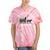 Please Be Patient I'm From The 1900s Oxen And Wagon Tie-Dye T-Shirts Coral Tie-Dye