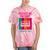 Please Be Patient I'm From The 1900s Retro Cassette Tape Premium Tri-Blend Tie-Dye T-Shirts Coral Tie-Dye